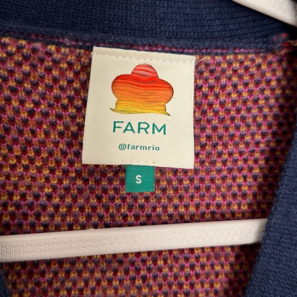 Farm Rio Women's Floral Cardigan Sweater - Multicolor - Picture 2 of 5